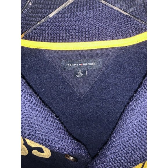 Tommy Hilfiger XS Girls Navy Knit Cardigan Sweater - Picture 3 of 6